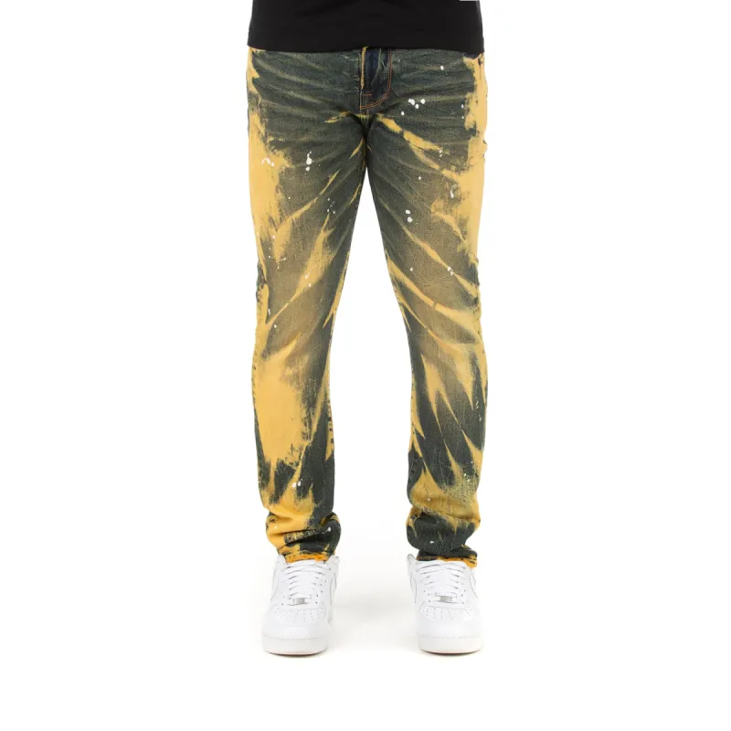 Akoo Mens Spelman Jean (Skulk Fit) (Yellow Parrot) sold by Akoo