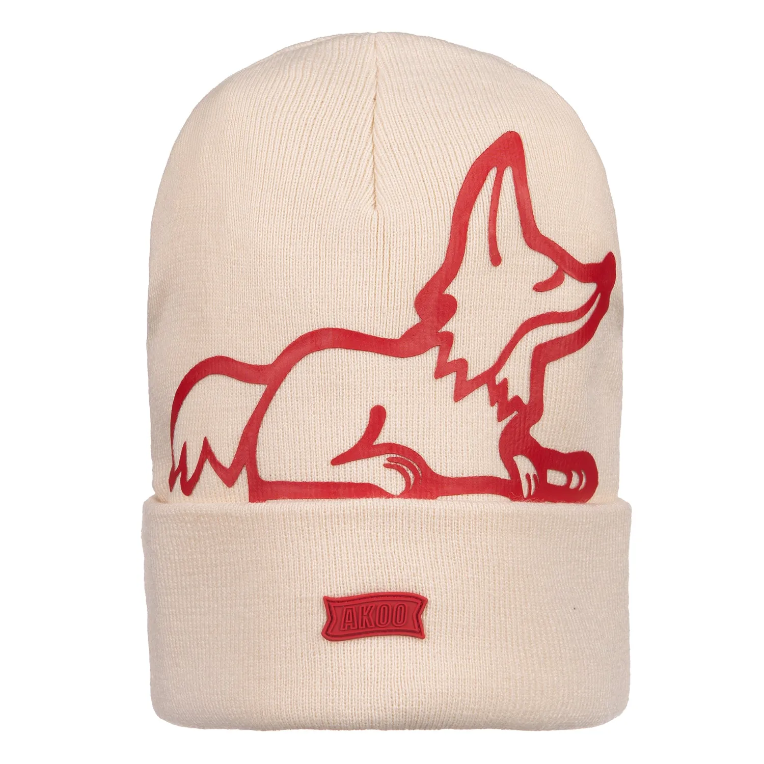 Akoo Mens Division Knit Hat (Whisper White) sold by Akoo