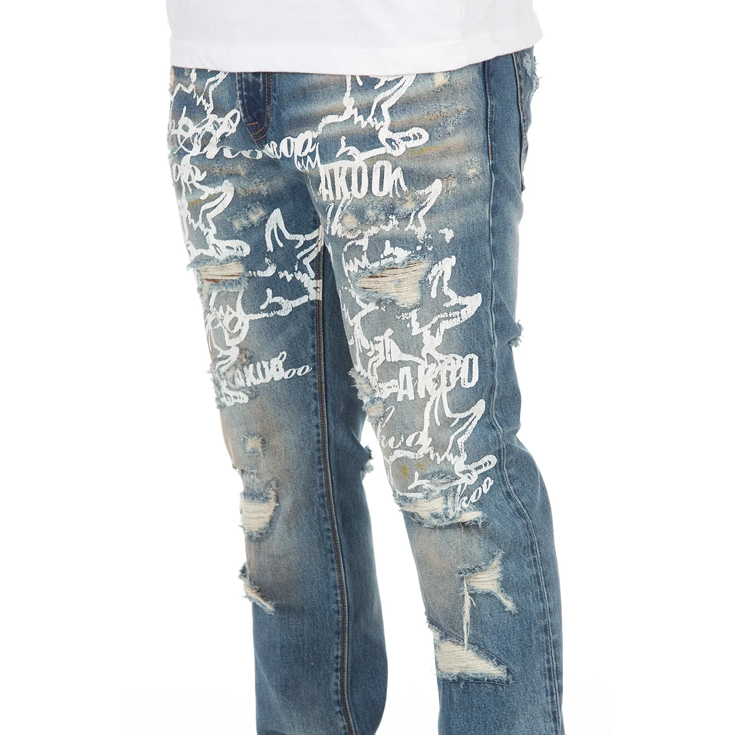 Akoo Mens District Jean (Culture Fit) (Narles) sold by Akoo product image thumbnail 3