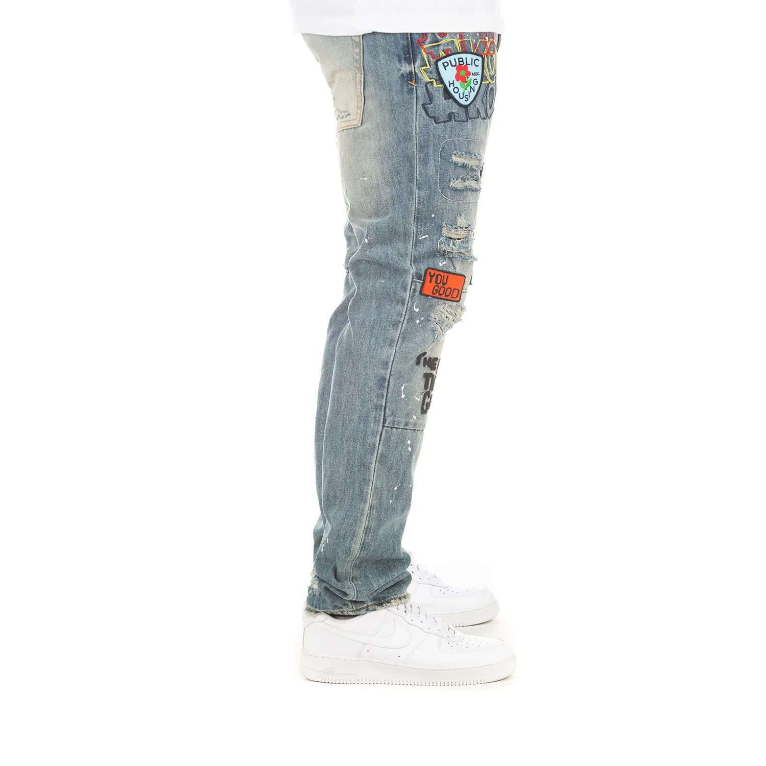 Akoo Mens Kingdom Jean (Culture Fit) (Bora) sold by Akoo product image thumbnail 5