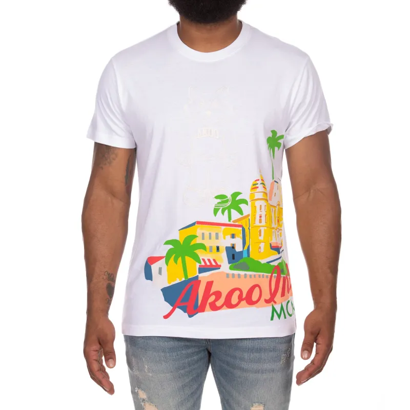 Akoo Mens Paradiso SS Knit (White) sold by Akoo