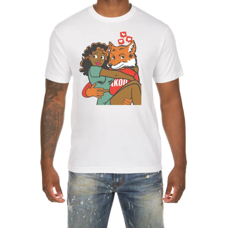 Akoo Mens Real Love SS Tee (White) sold by Akoo