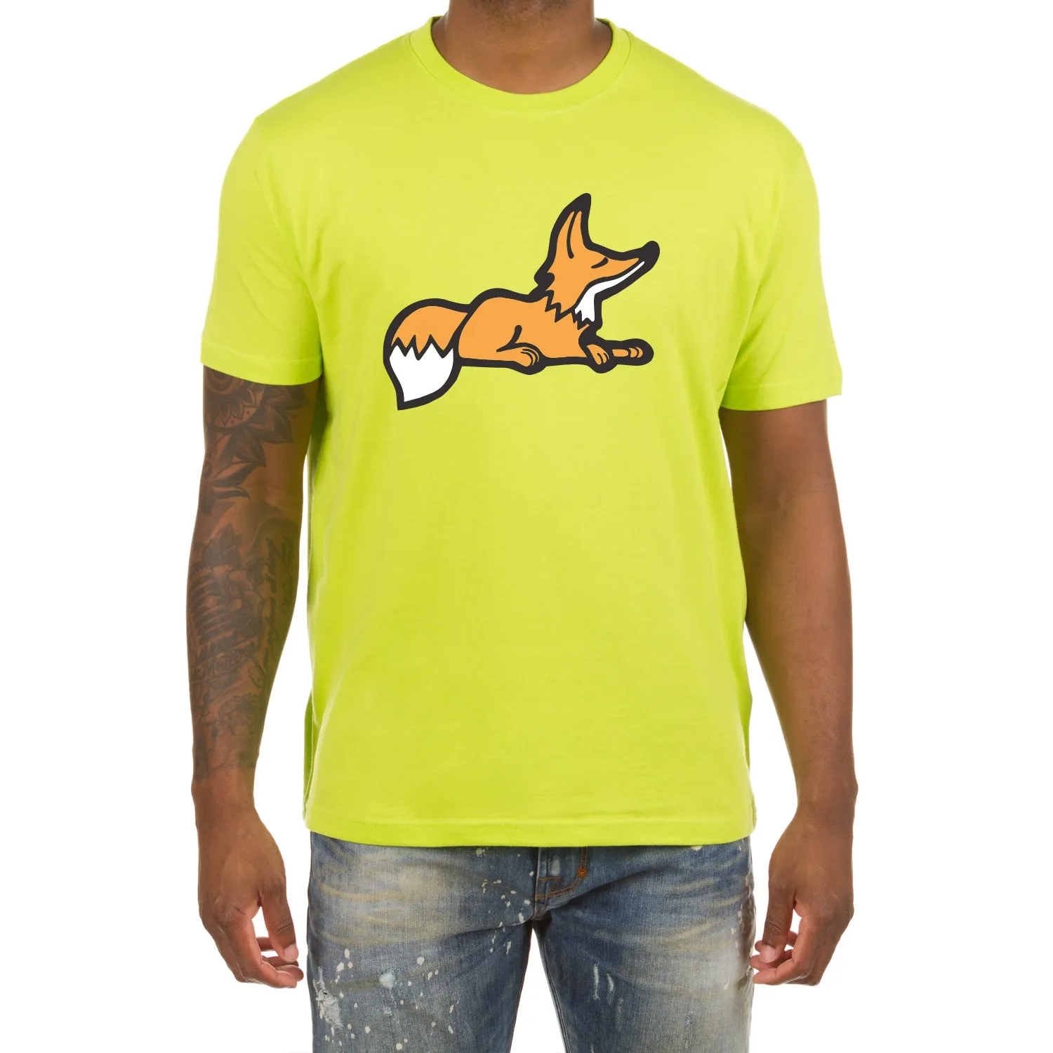 Akoo Mens Clsc Snobby SS Tee (Acid Lime) sold by Akoo