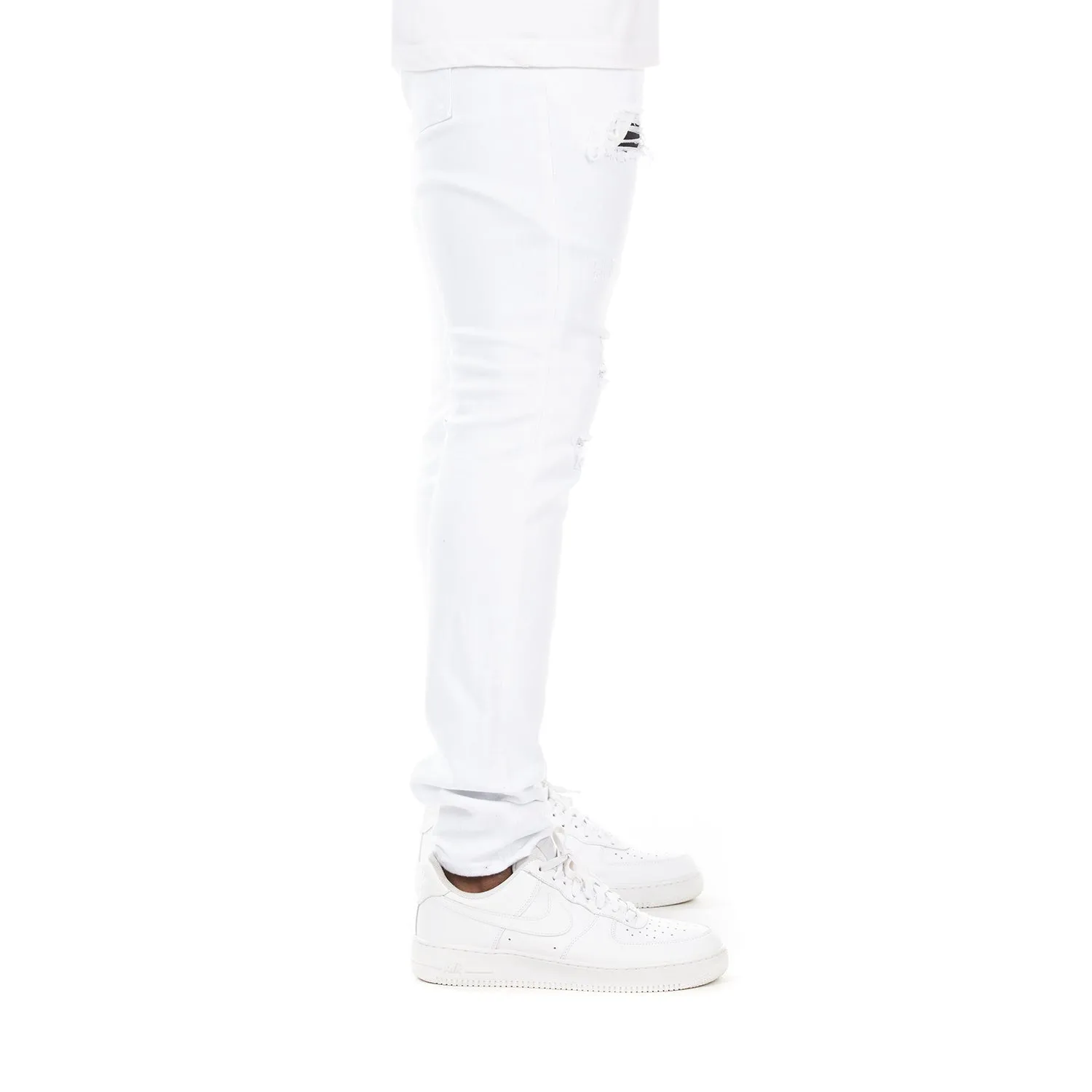 Akoo Mens Mali Jean (Skulk Fit) (White) sold by Akoo product image thumbnail 5