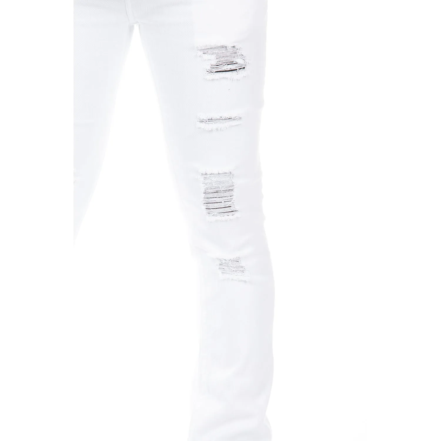 Akoo Mens Mali Jean (Skulk Fit) (White) sold by Akoo product image thumbnail 3