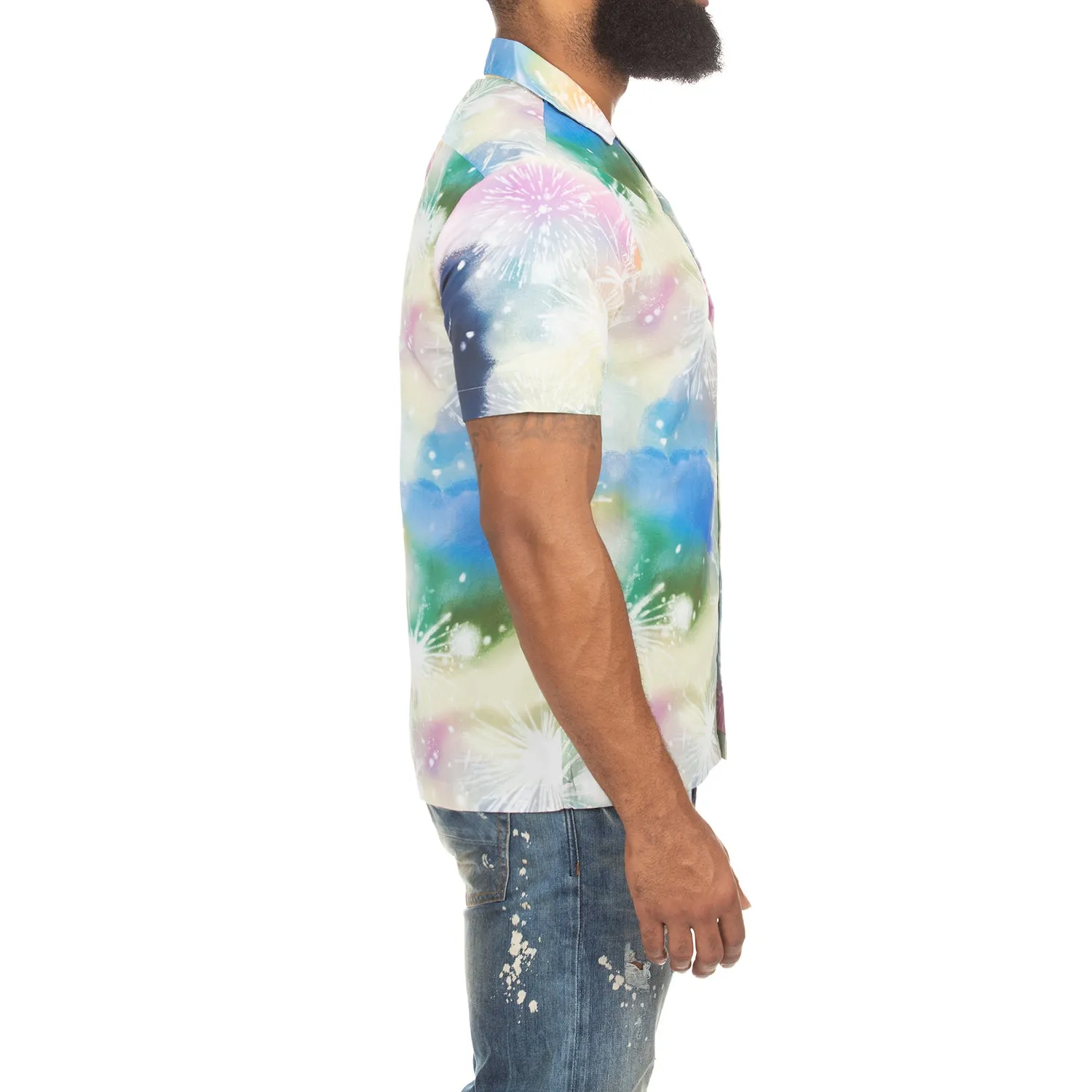 Akoo Mens Fireworks SS Woven (Bleach White) sold by Akoo product image thumbnail 4