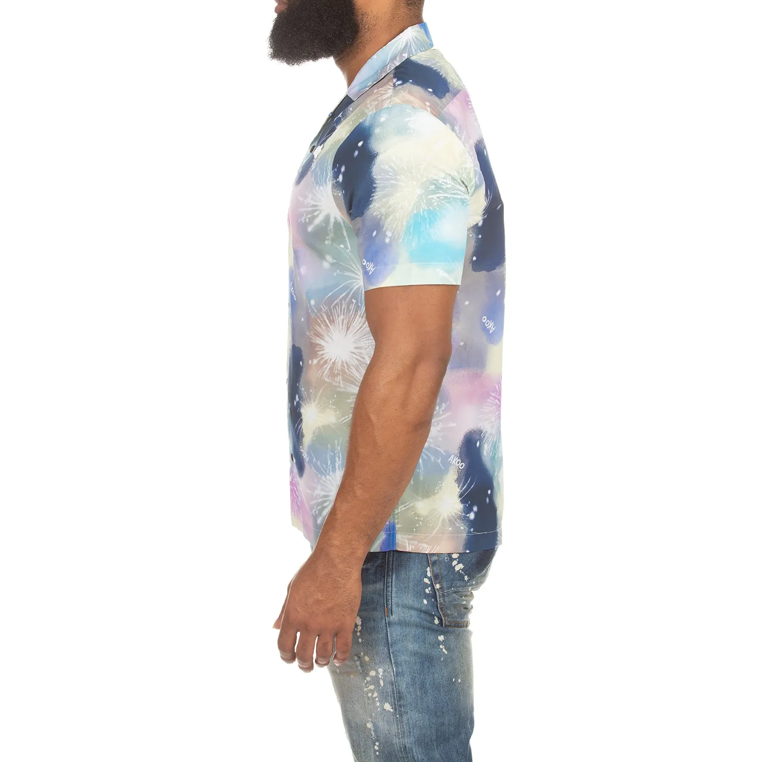 Akoo Mens Fireworks SS Woven (Bleach White) sold by Akoo product image thumbnail 5