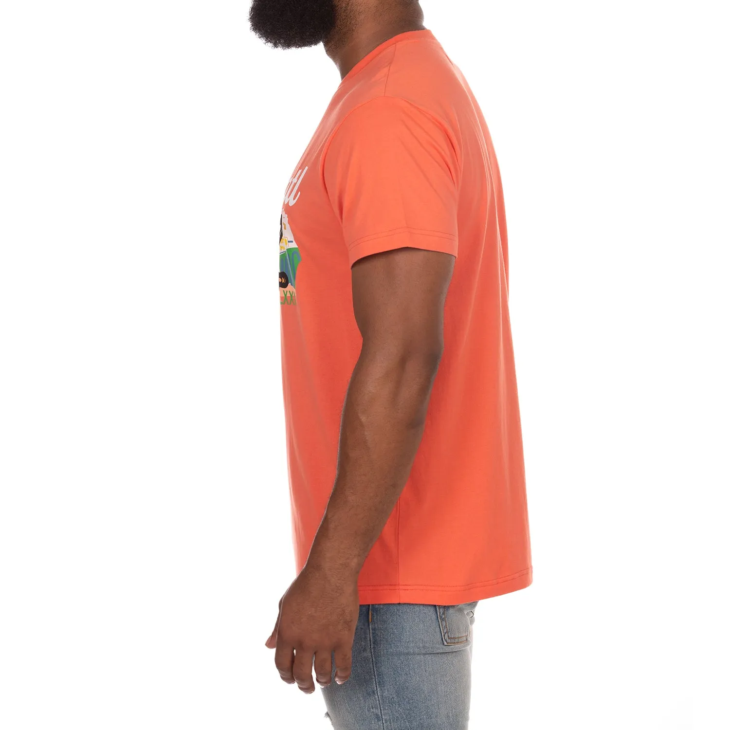 Akoo Mens Paradise SS Knit (Living Coral) sold by Akoo product image thumbnail 4