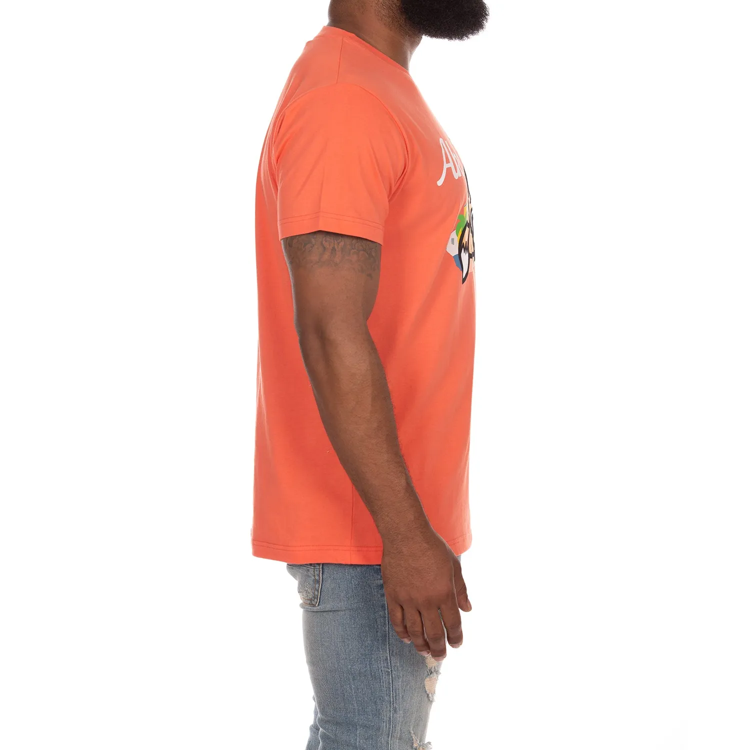 Akoo Mens Paradise SS Knit (Living Coral) sold by Akoo product image thumbnail 3