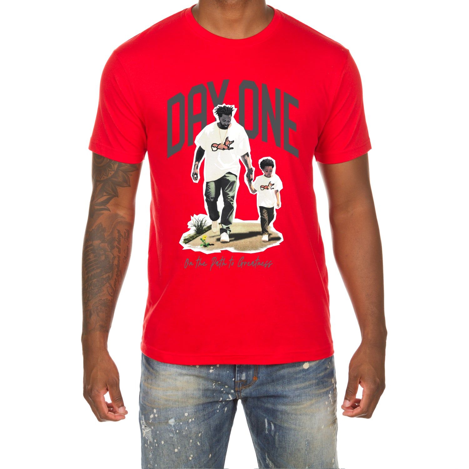 Akoo Mens Greatness SS Tee (Red) sold by Akoo