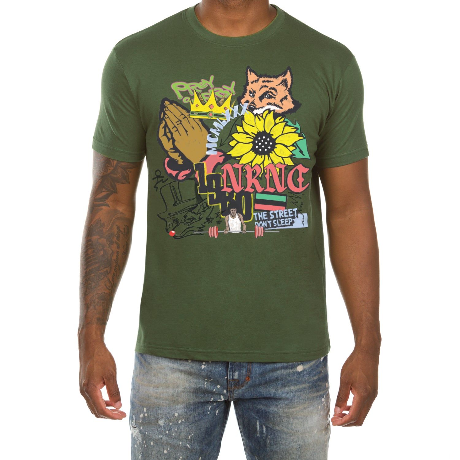 Akoo Mens Marker SS Tee (Greener Pastures) sold by Akoo