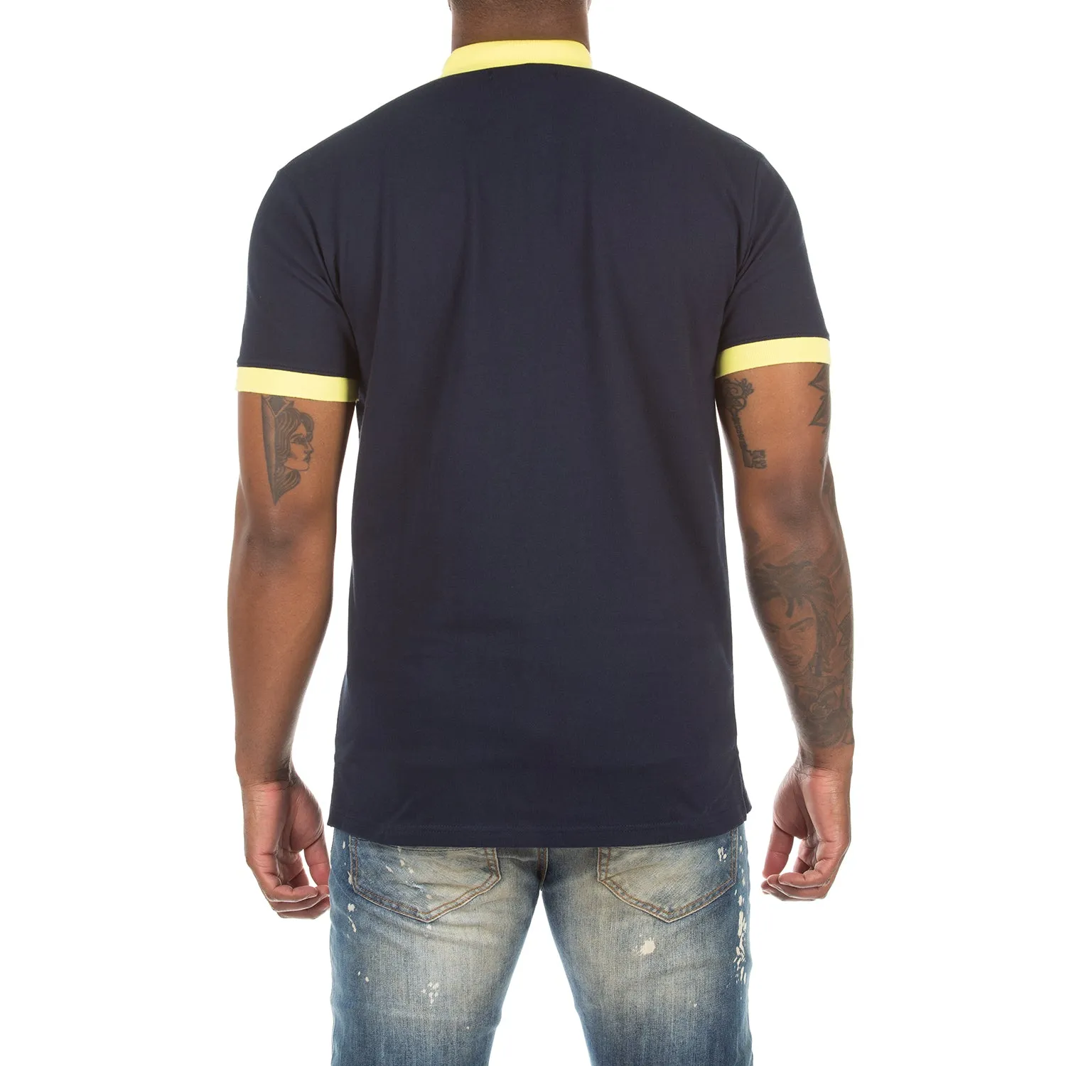 Akoo Mens Big Bang SS Polo (Navy Blazer) sold by Akoo product image thumbnail 2