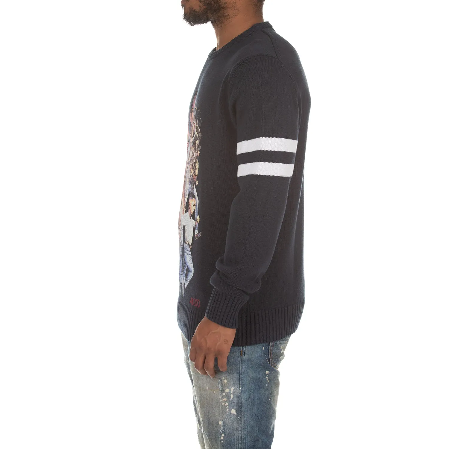 Akoo Mens Yung Kings Sweater (Navy) sold by Akoo product image thumbnail 4