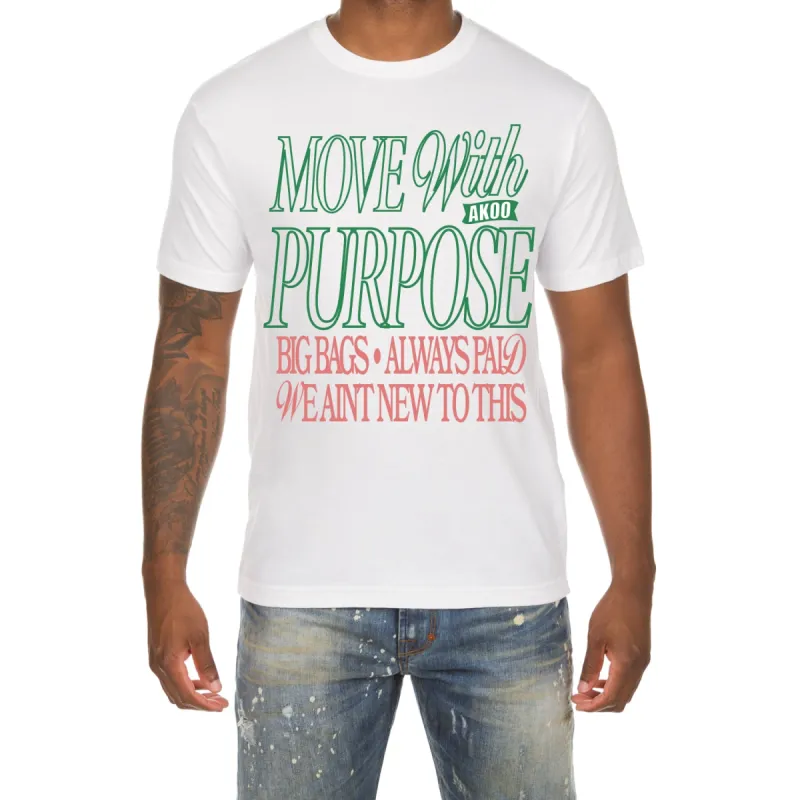 Purpose SS Tee (White) sold by Akoo