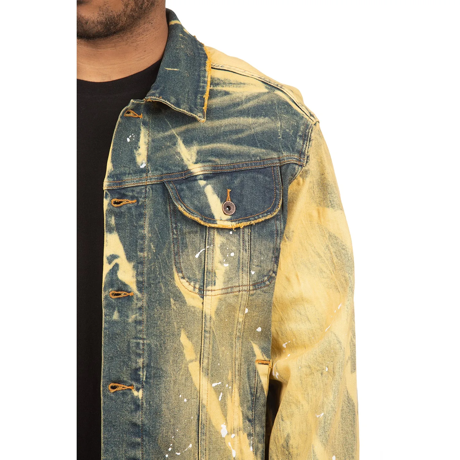 Spades Denim Jacket (Yellow Parrot) sold by Akoo product image thumbnail 3