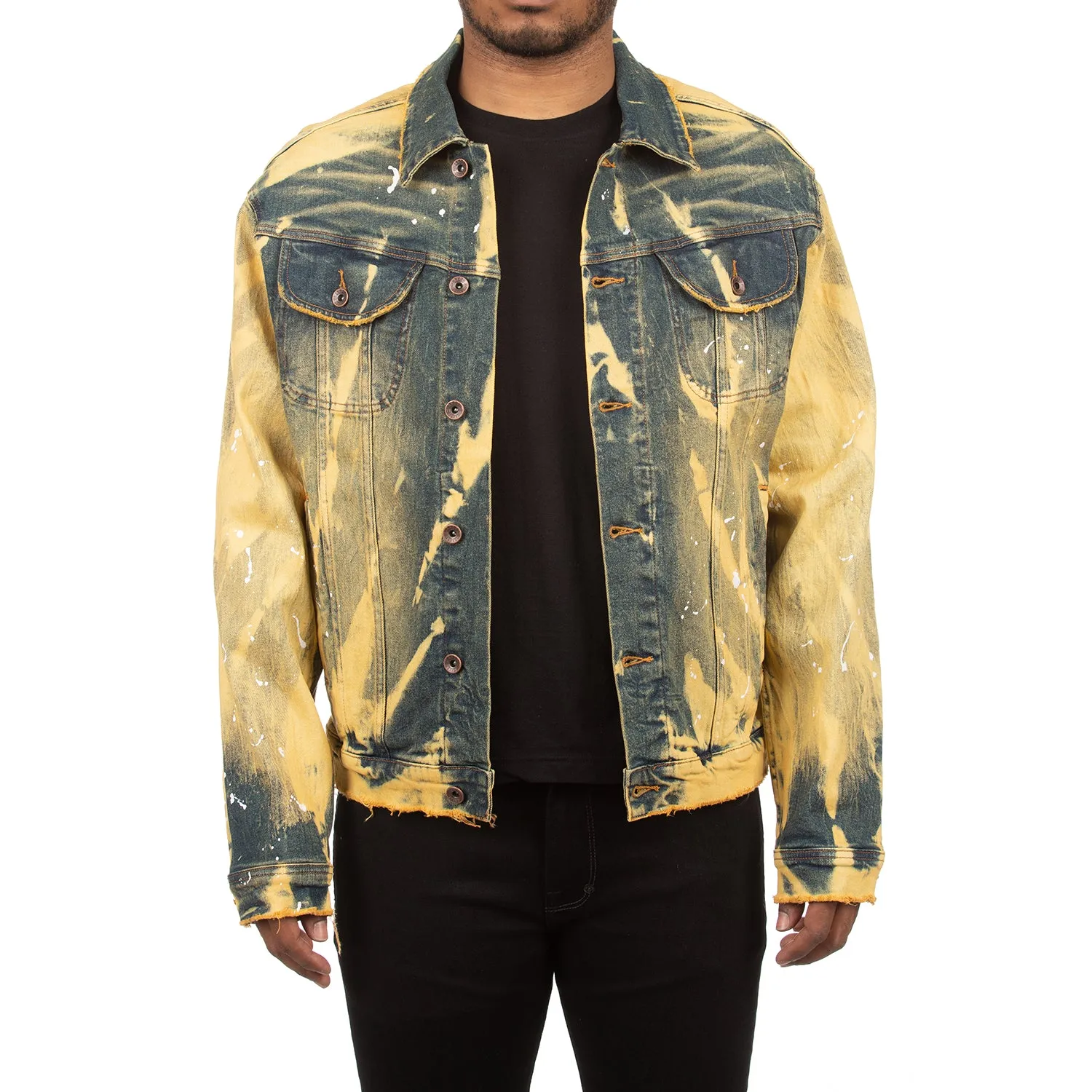 Spades Denim Jacket (Yellow Parrot) sold by Akoo