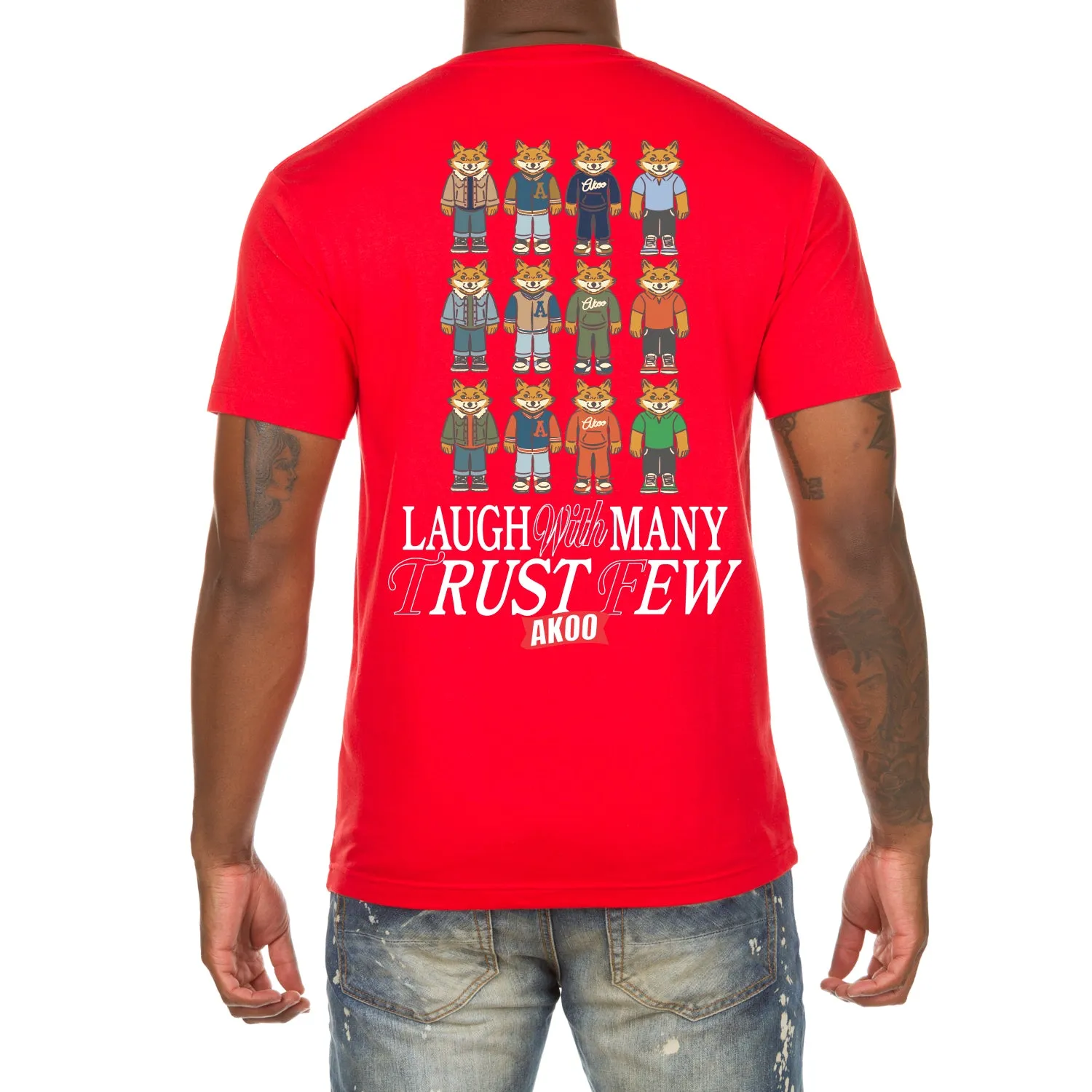 Trust SS Tee (Red) sold by Akoo product image thumbnail 2