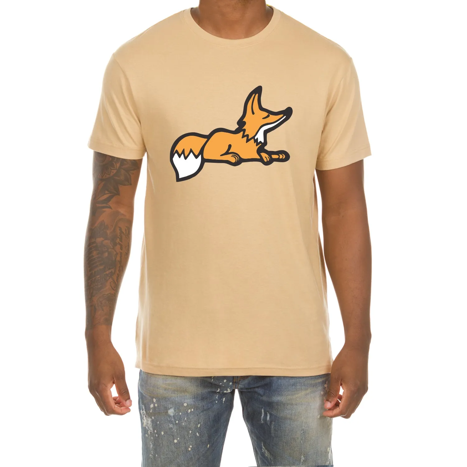 Akoo Mens Clsc Snobby SS Tee (Sand) sold by Akoo