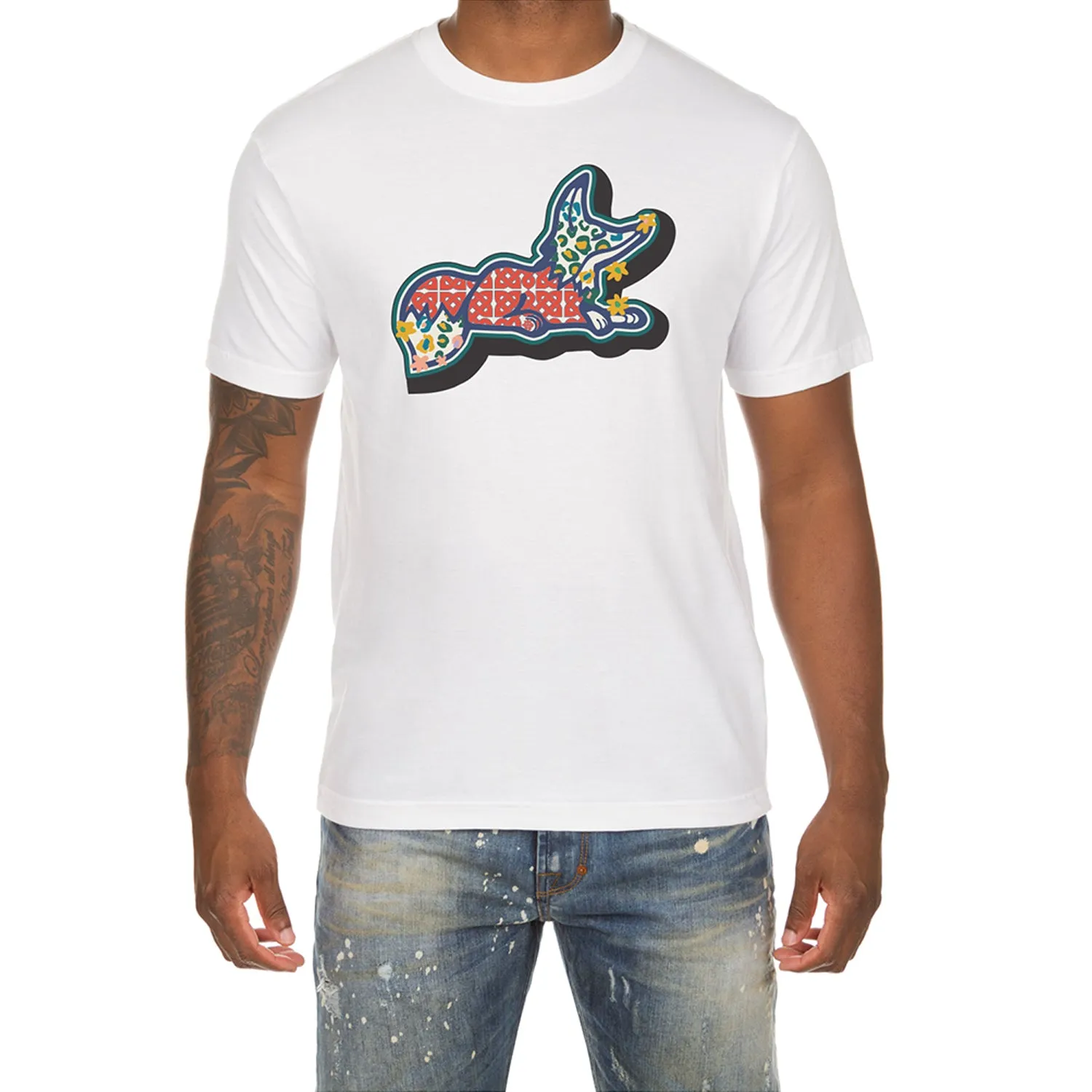 Akoo Mens Decor SS Tee (White) sold by Akoo