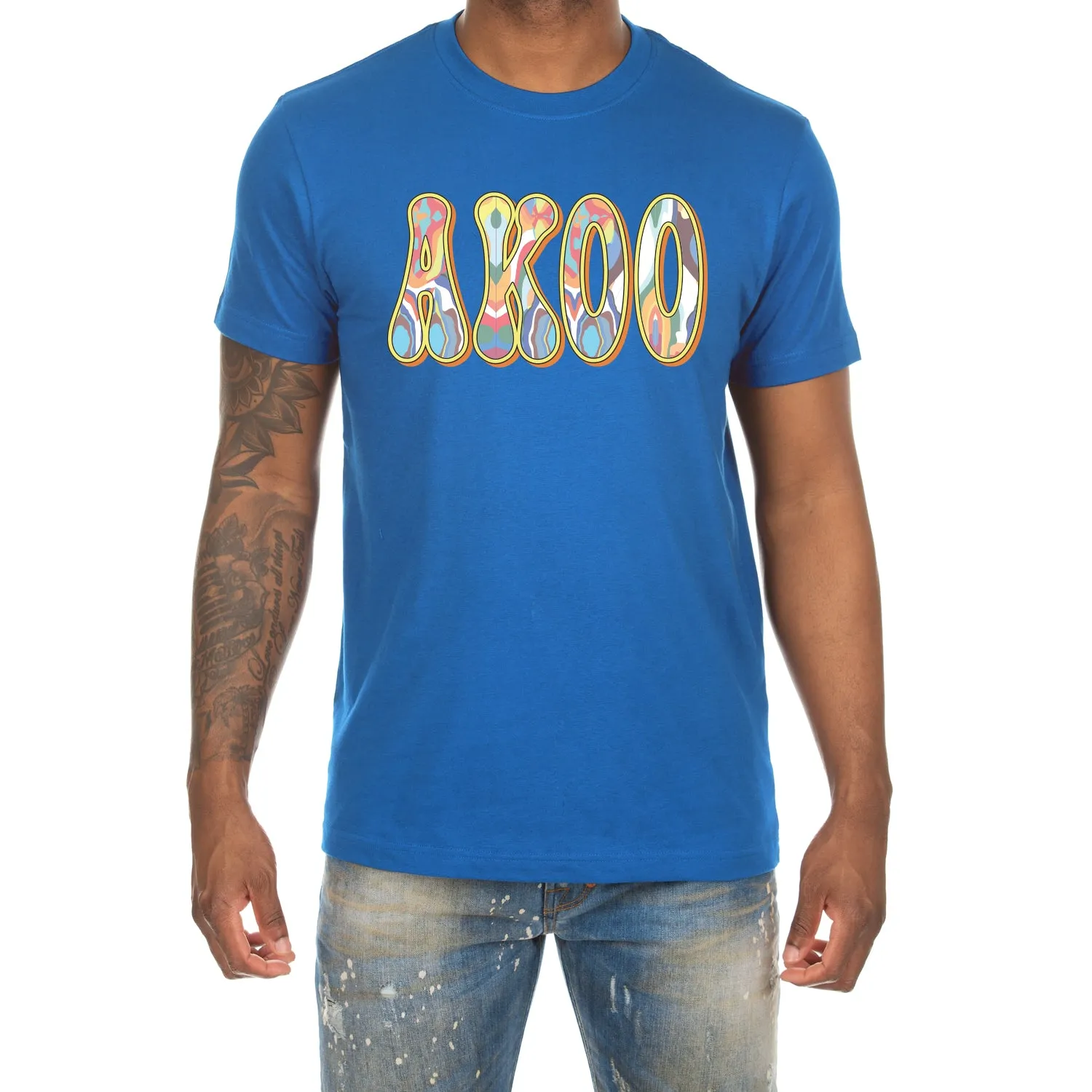 Groovy Akoo SS Tee (Palace Blue) sold by Akoo