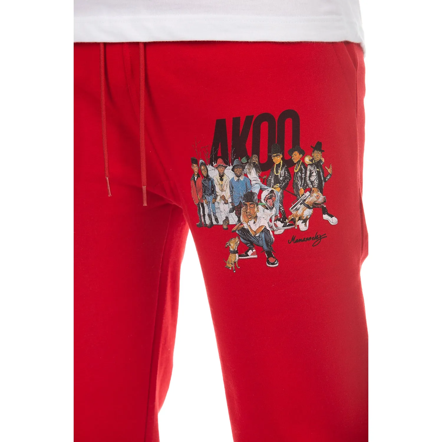Akoo Mens Steady Sweats (Racing Red) sold by Akoo product image thumbnail 3