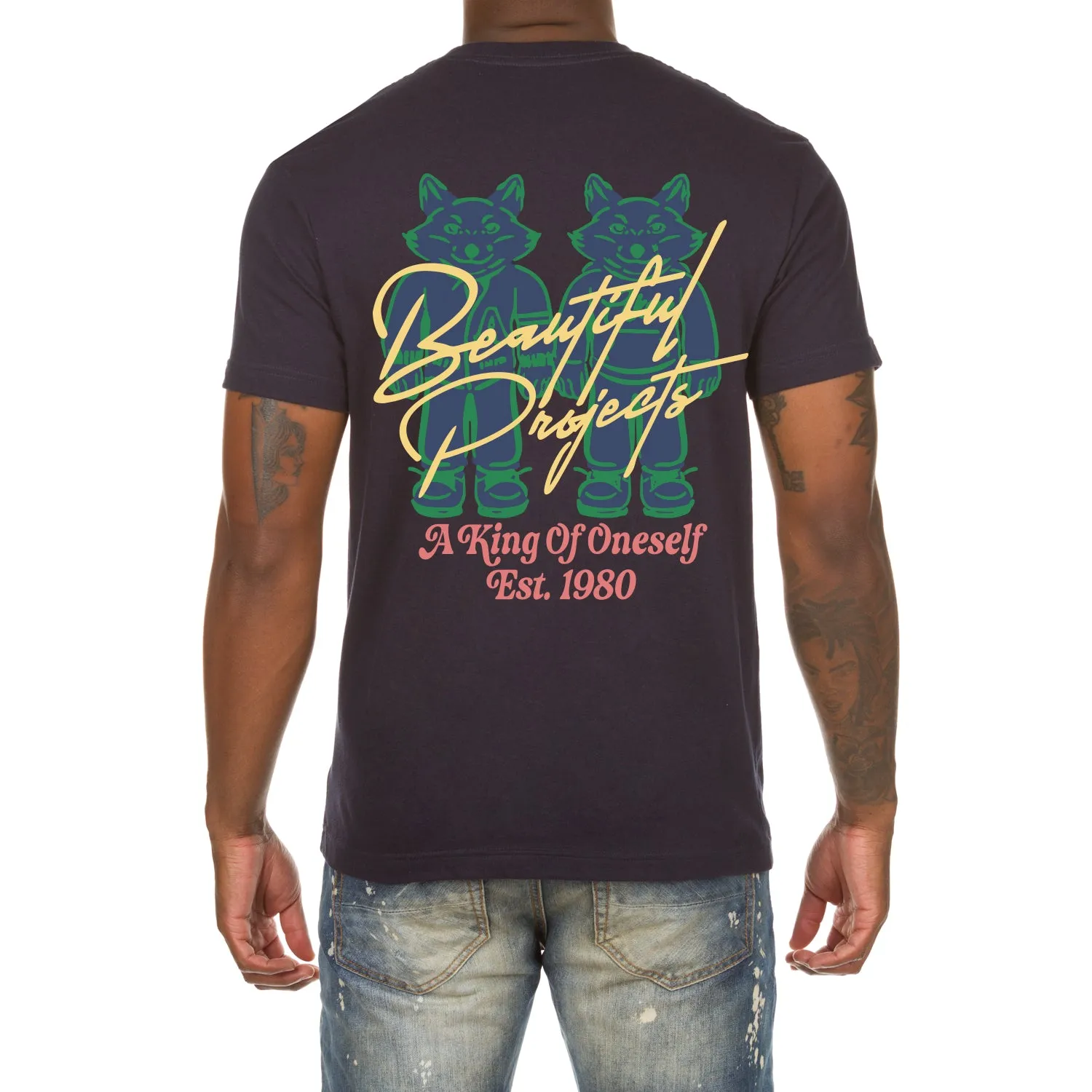 Purpose SS Tee (Navy) sold by Akoo product image thumbnail 2