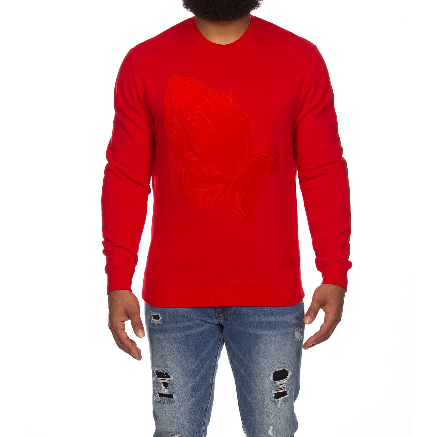 Akoo Mens Prey or Pray Fleece (Racing Red) sold by Akoo