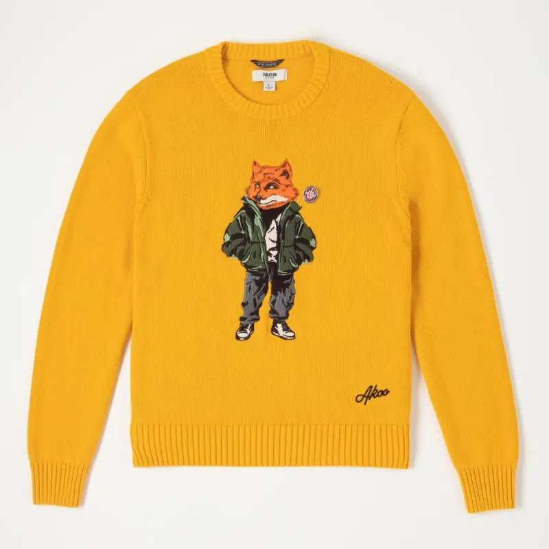 Akoo Mens AHC Slick Sweater (Old Gold) sold by Akoo