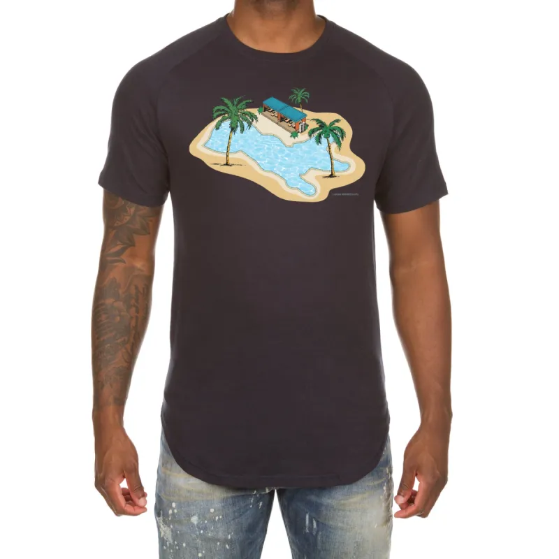 Pool Scoop SS Tee (Navy) sold by Akoo