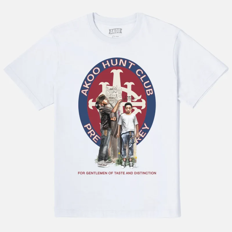 Heights Check SS Tee (Bleach White) sold by Akoo