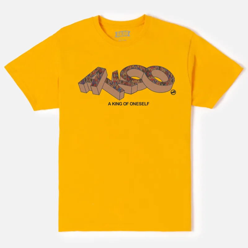 AKOO SS Tee (Old Gold) sold by Akoo