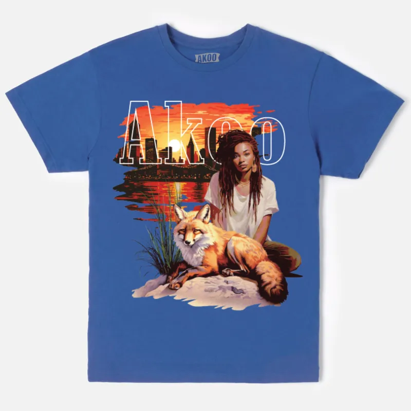 Riverside SS Tee (Palace Blue) sold by Akoo