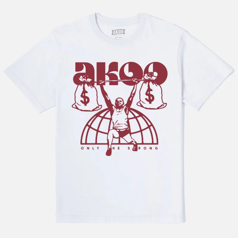 Weight SS Tee (Bleach White) sold by Akoo