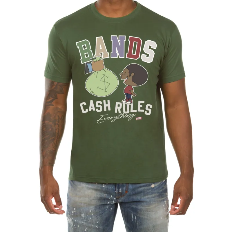 Bands SS Tee (Greener Pastures) sold by Akoo