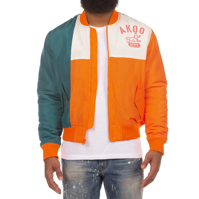 Flight Bomber Jacket (Orange Tiger) sold by Akoo
