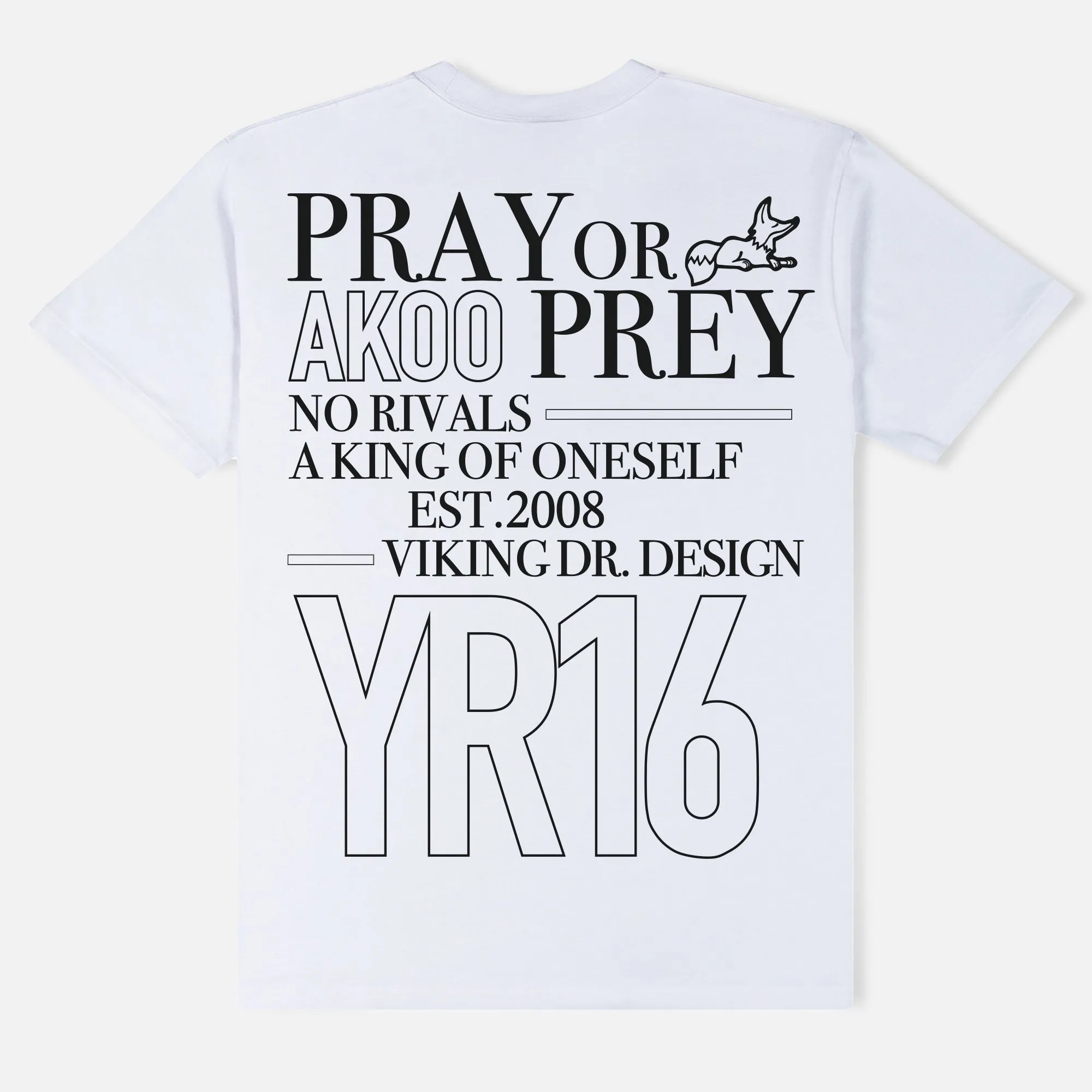 Marauders SS Tee (White) sold by Akoo product image thumbnail 2