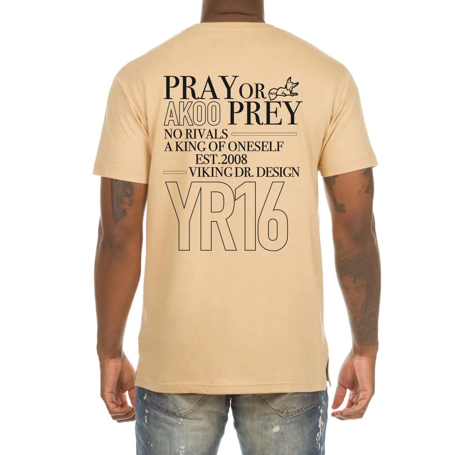 Marauders SS Tee (Sand) sold by Akoo product image thumbnail 4