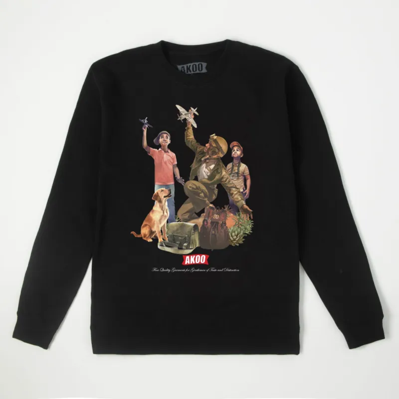 Zoom Zoom Fleece (Black) sold by Akoo