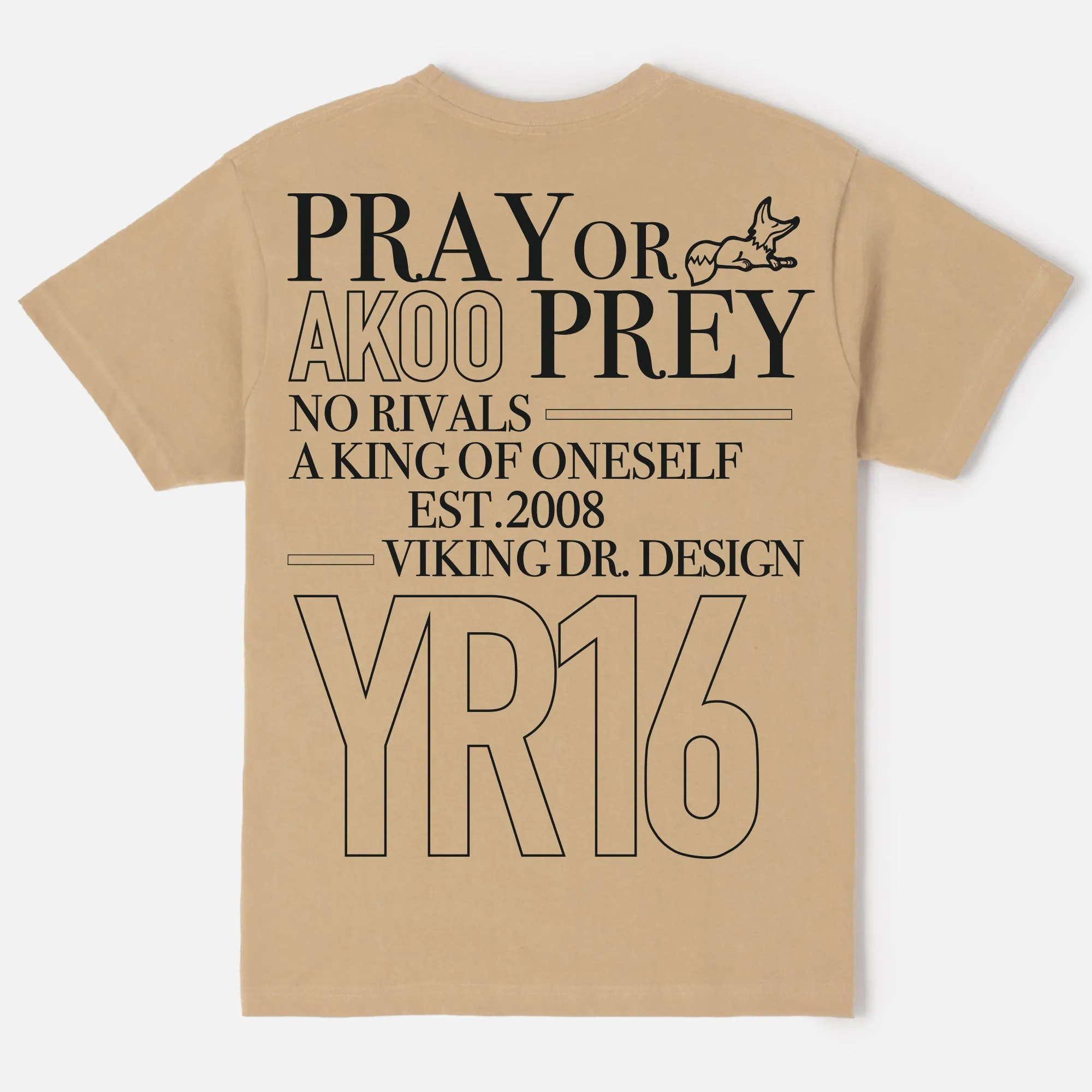 Duck Ya Head SS Tee (Sand) sold by Akoo product image thumbnail 2