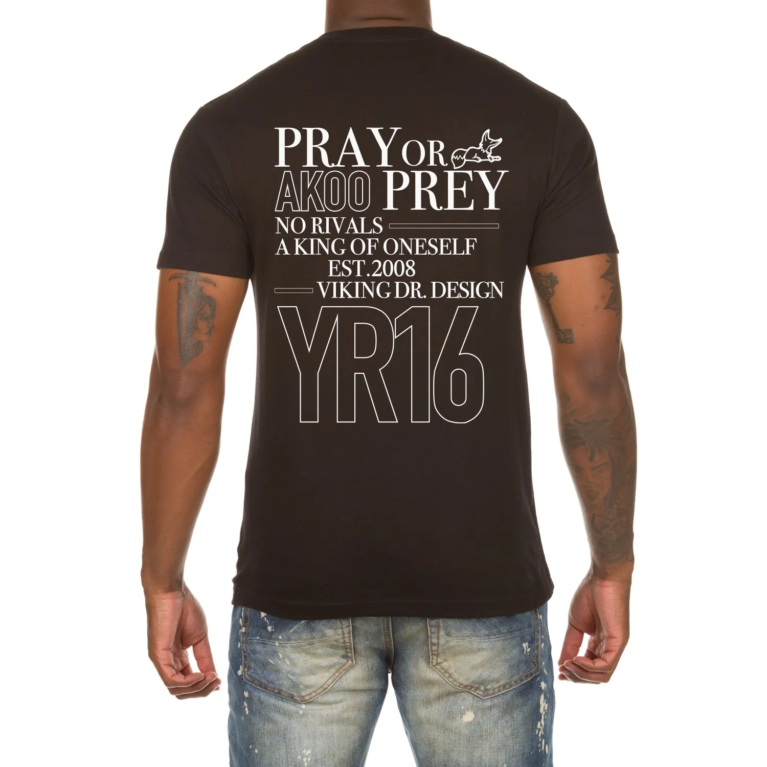 Duck Ya Head SS Tee (Black) sold by Akoo product image thumbnail 4