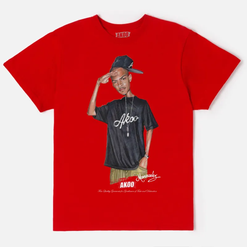 Salute SS Tee (Red) sold by Akoo