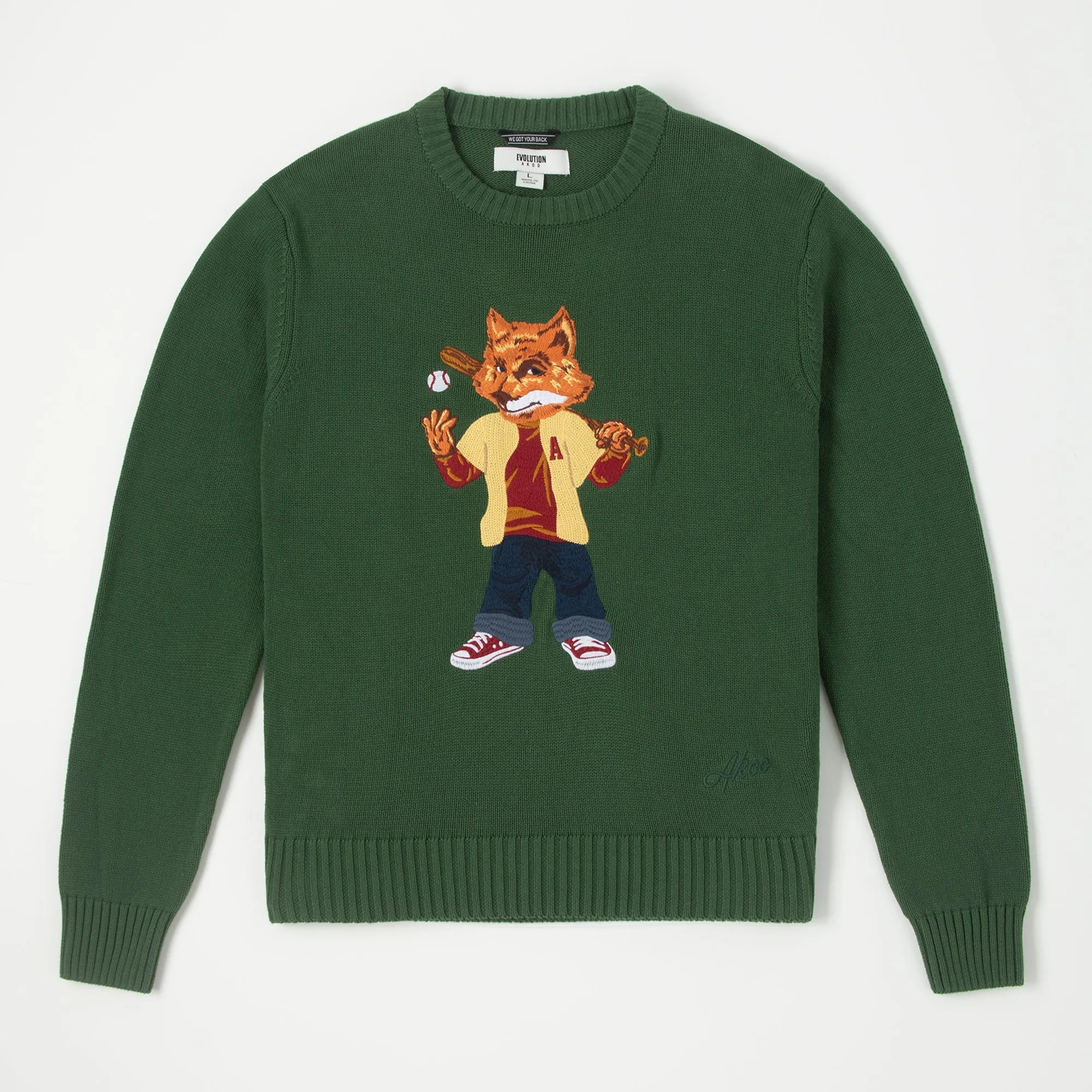 Slugger Slick Sweater (Greener Pastures) sold by Akoo