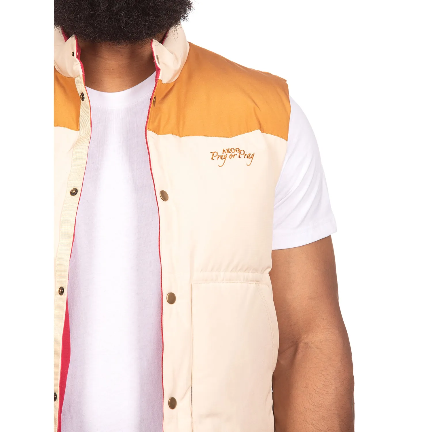 Trapper Vest (Bleached Sand) sold by Akoo product image thumbnail 3
