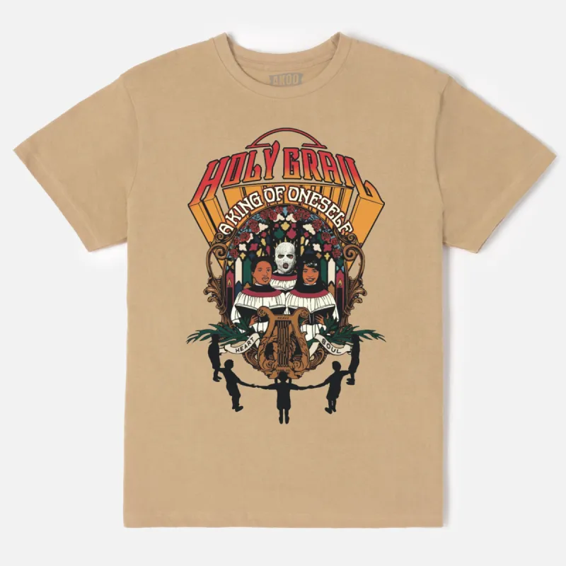 Holy Grail SS Tee (Sand) sold by Akoo