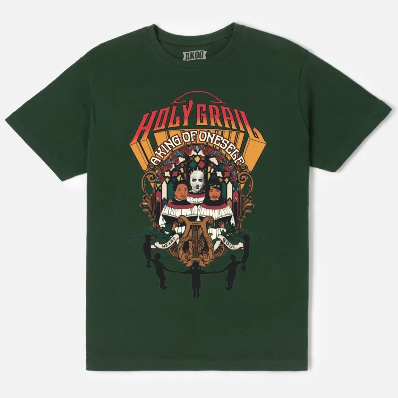 Holy Grail SS Tee (Greener Pastures) sold by Akoo