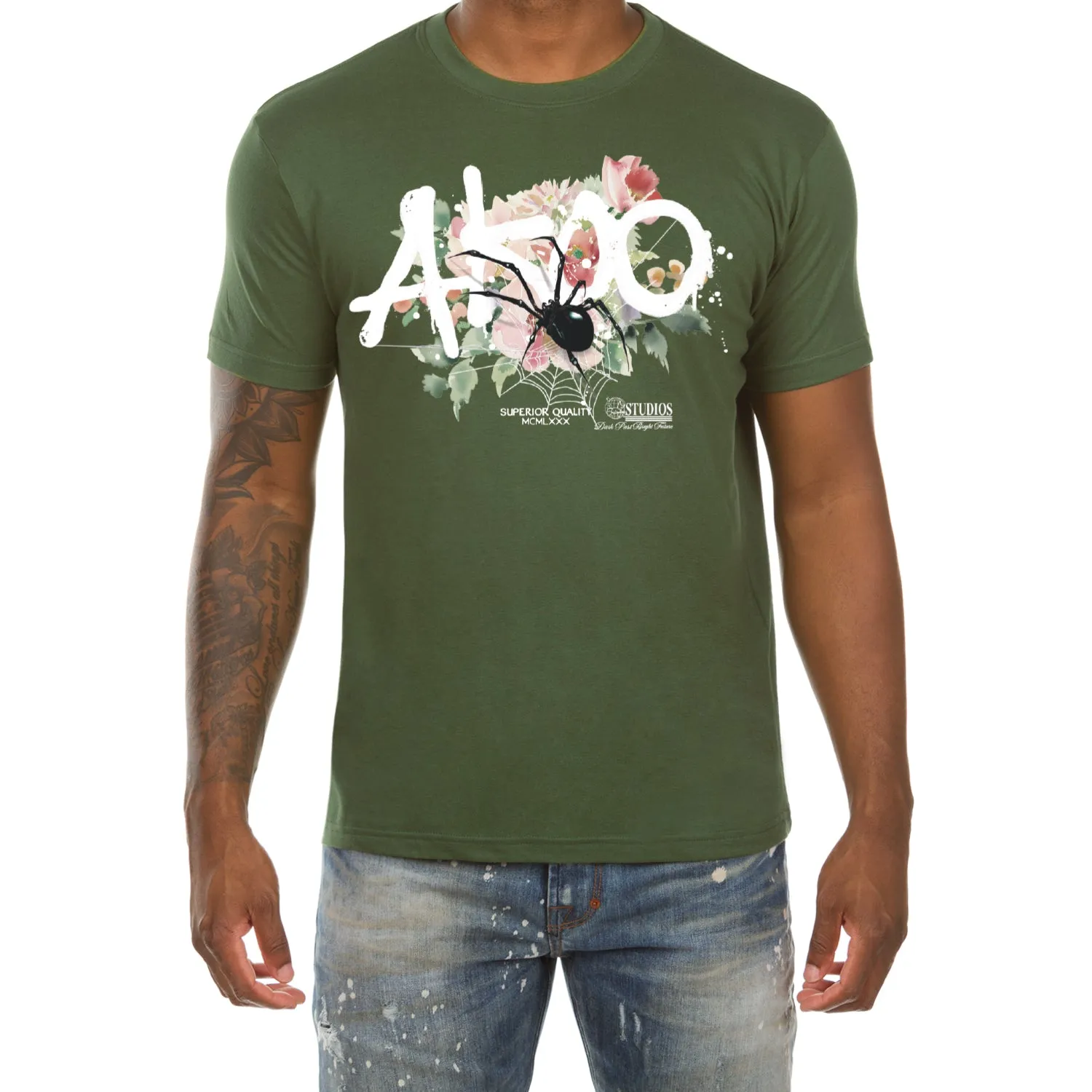 Bouquet SS Tee (Greener Pastures) sold by Akoo product image thumbnail 2