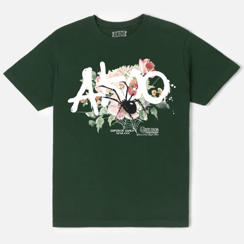 Bouquet SS Tee (Greener Pastures) sold by Akoo