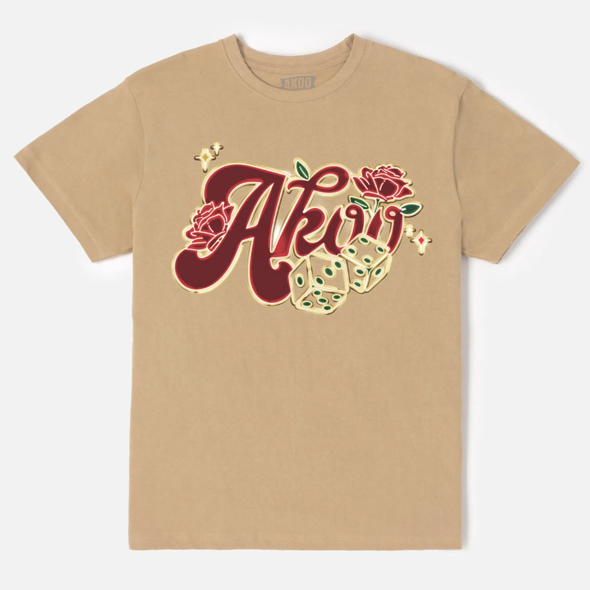 Pull Up SS Tee (Sand) sold by Akoo