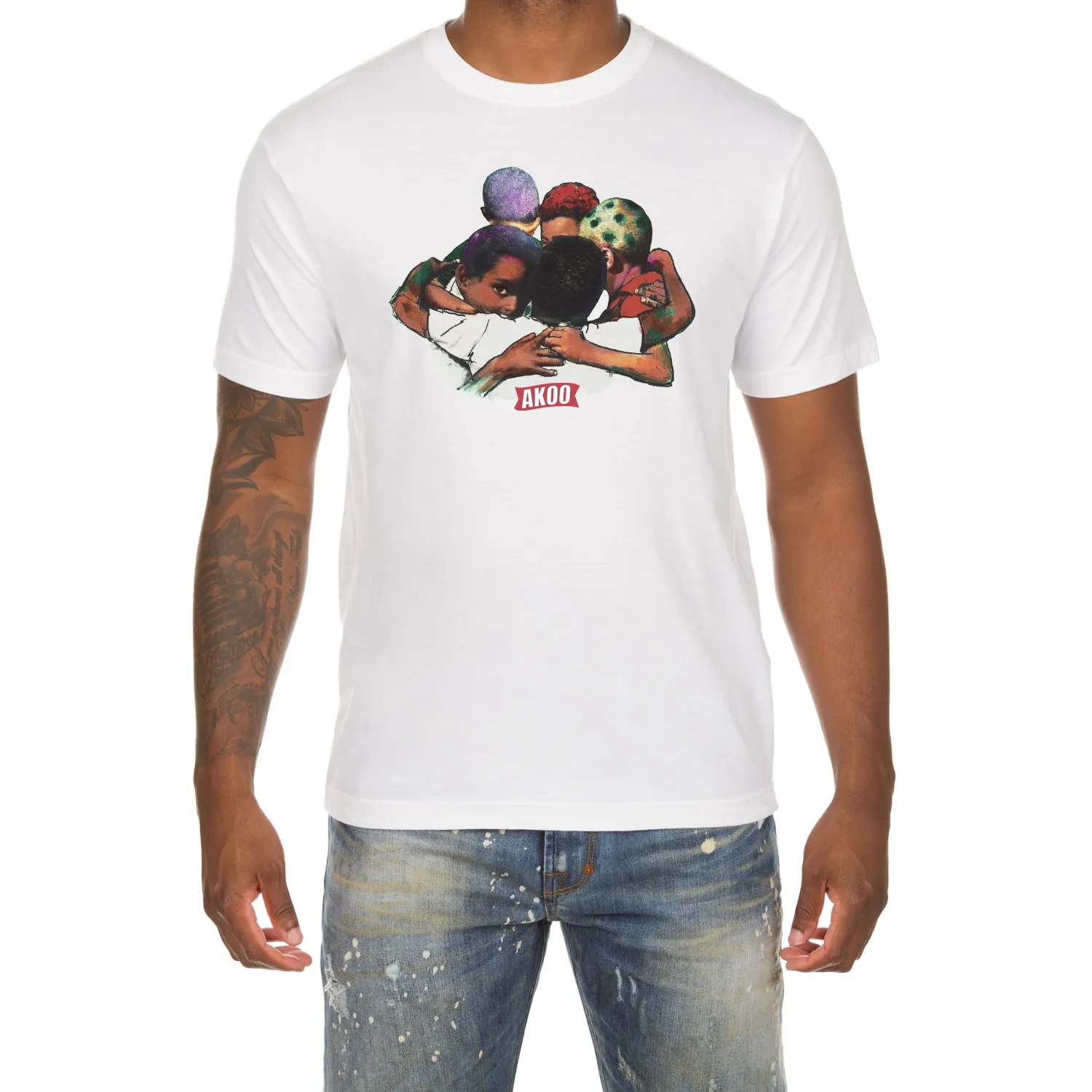 Friends SS Tee sold by Akoo product image thumbnail 3