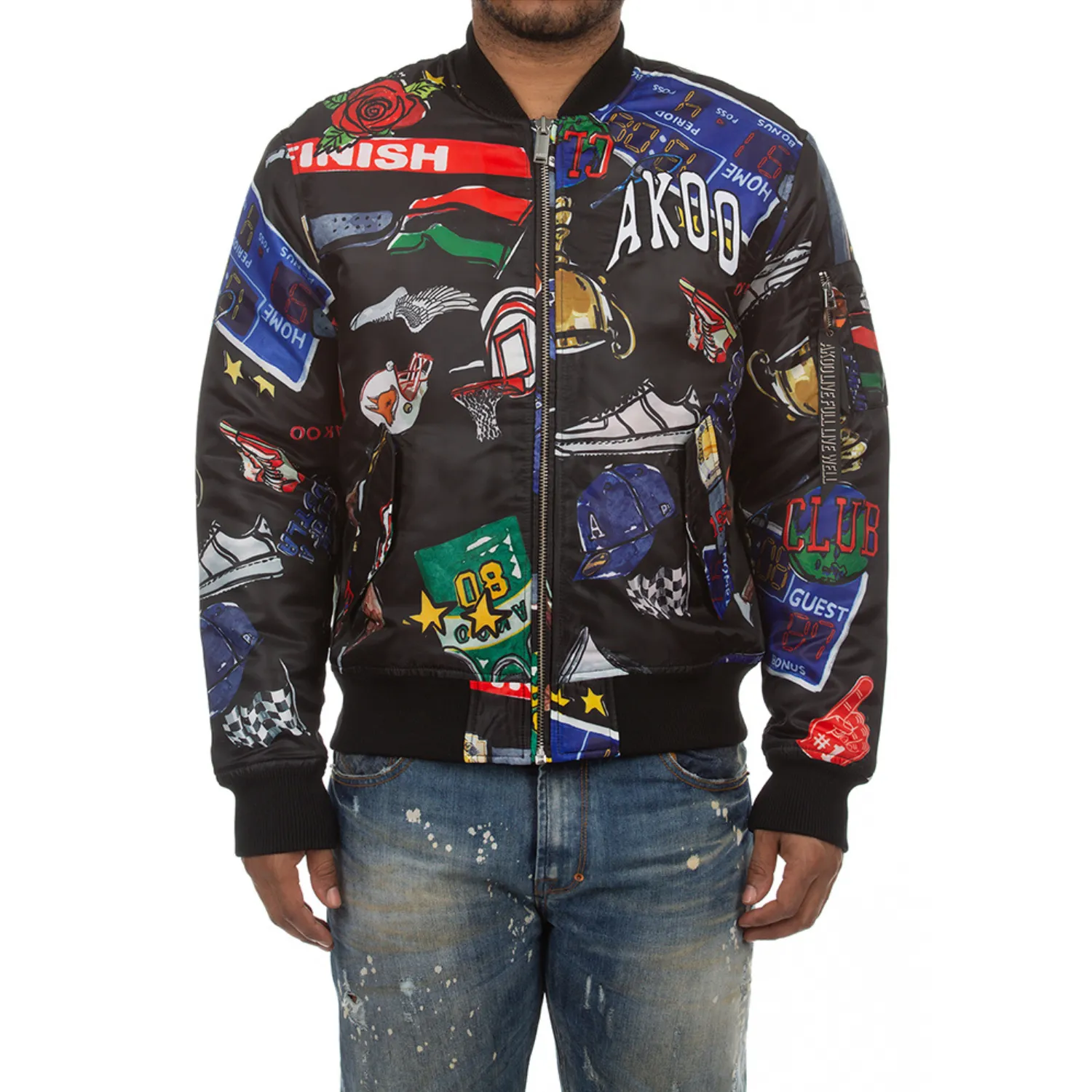 Chips Bomber Jacket sold by Akoo